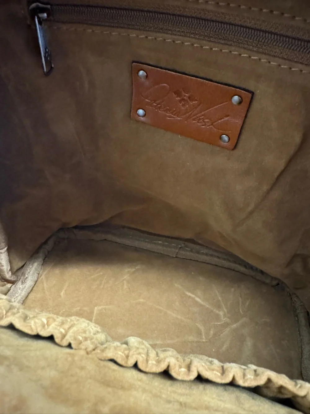 Patricia Nash Alencon Top Handle Small Leather Backpack - Picture 10 of 11